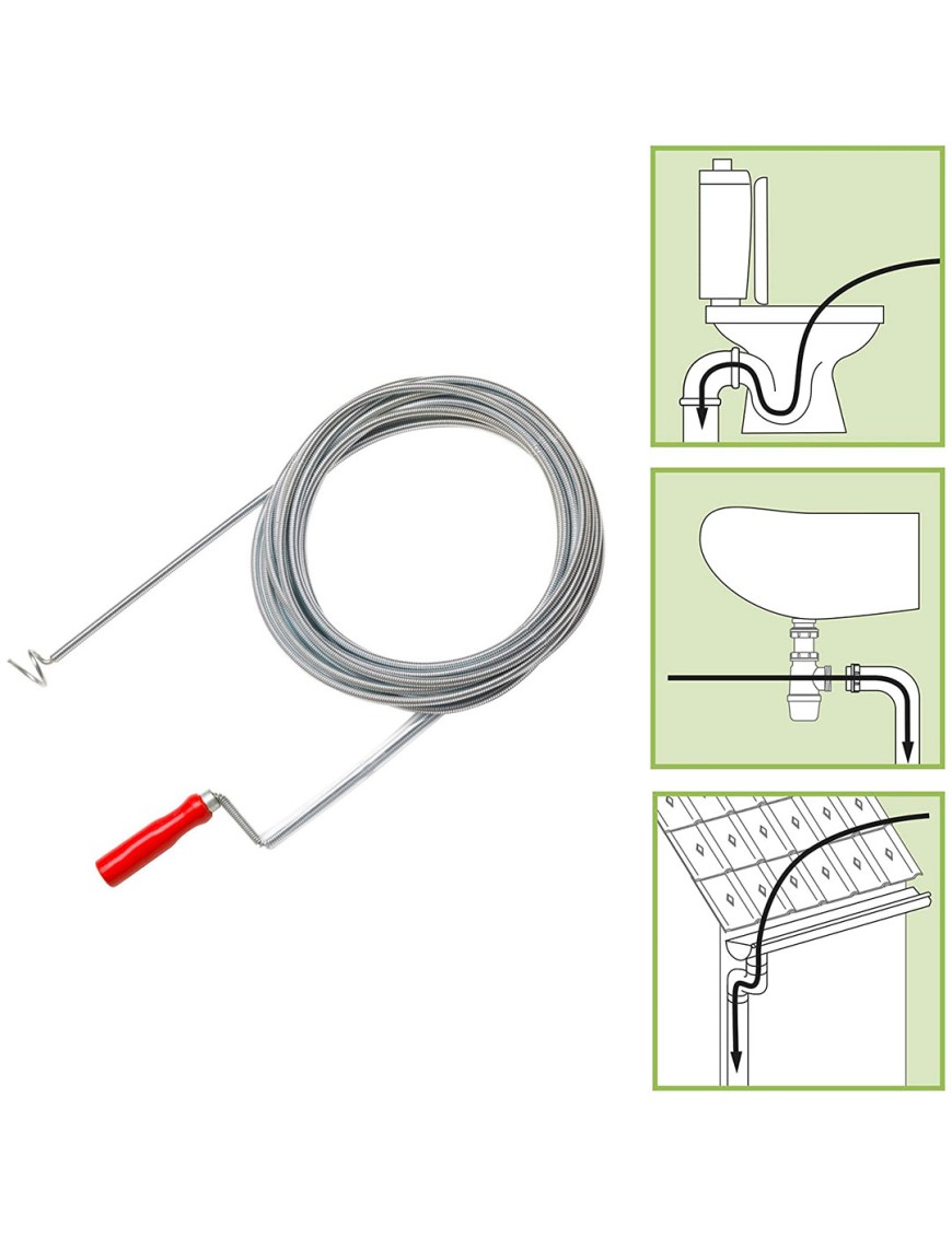 Sturafogne Sturalavandini tubi wc docce vasche lavatrici 10mt Ribimex  PRFD100C