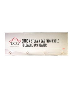 Stufa a Gas Bombola 6.2 Kw 205m3 Ventilata Elettrica Infrarossi Sensore  Ossigeno