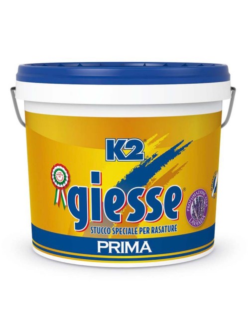 Stucco in pasta bianca Pronto Speciale per rasature 20 Kg Giesse K2