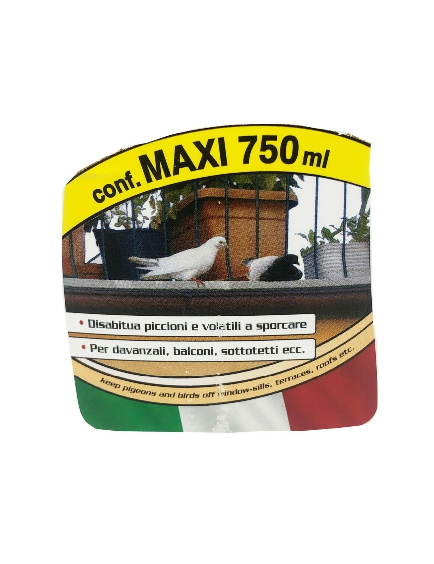 Disabituante Naturale Pronto All'Uso Piccioni Volatili Spray 750 Ml Ekostop 8033075911836 - Foto 3