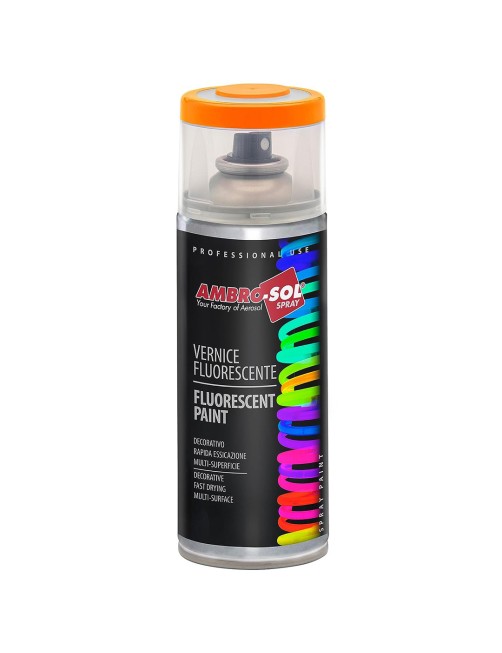 Vernice spray fluorescente 400 ml Bomboletta di pittura Smalto fluo Ambrosol