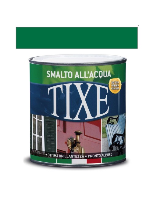 Smalto all'acqua Interno Esterno Vernice brillante lucida 500 ml Tixe Aquatix