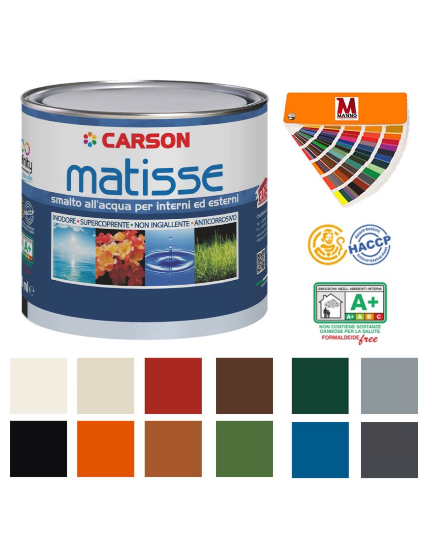 Pittura di Fondo per Legno Ferro Muro Muratura all acqua Bianca 2 5 lt  Carson