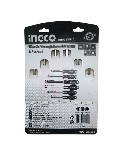 Set 7 Cacciaviti Con Punta Magnetica A Croce E A Taglio Giraviti Supporto Parete 241106 83831025 - Foto 12