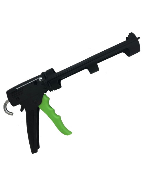 Pistola per sigillanti cartucce silicone con foracartucce e anti goccia Ribimex