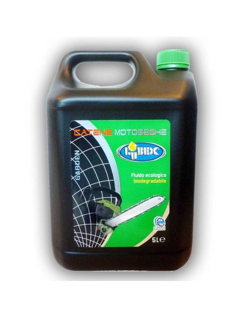 Olio lubrificante per catena motosega 5 Lt Fluido ecologico biodegradabile Lubex