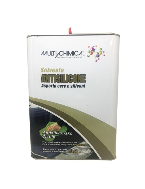 Solvente Antisilicone 5 Lt Asporta cere e siliconi da carrozzeria Multichimica