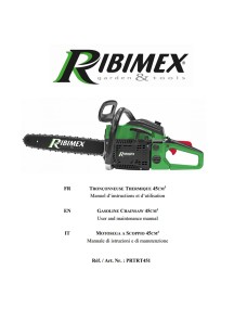 RIBIMEX MOTOSEGA 45 CC BARRA 45 CM