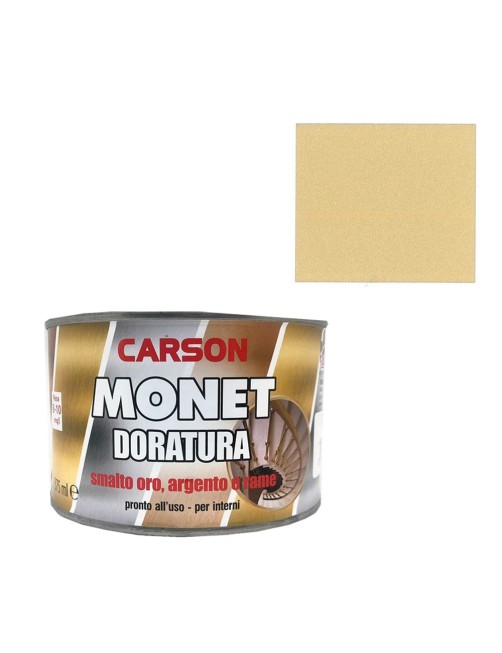 Smalto sintetico metallizzato Carson Monet Doratura Oro Argento Pronto all'uso Interni