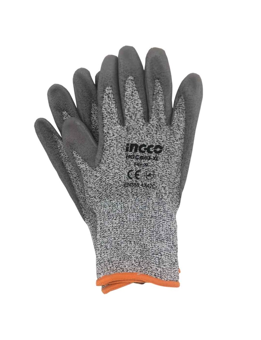 Guanti Da Lavoro Anti-taglio EN388 BLACK Tactil TOUCH V.2 | Rivestimento In Nitrile Antiscivolo, Guanti Di Protezione Professionale Uomo Donna, Sicurezza Industriale Fai Da Te |BTT(T6 - Foto 4