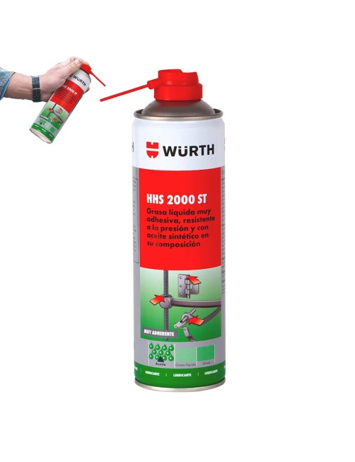 Grasso spray lubrificante professionale Adesivo multiuso 500ml Wurth Hhs  2000 St