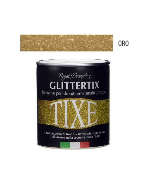 Glitter per pittura murale Gel brillantini Vernice idropitture Tixe Glittertix