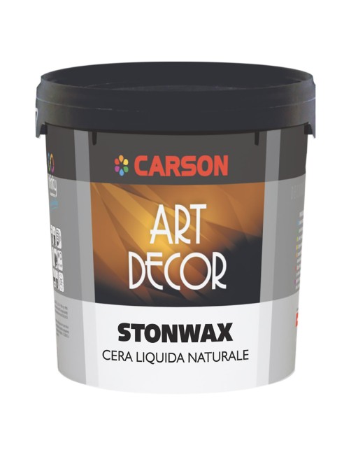 Cera liquida naturale traspirante Finitura per stucchi decorativi 1 lt Carson Stonwax