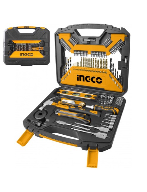 Set accessori per trapano avvitatore e Utensili manuali 120pz in valigetta Ingco HKTAC011201