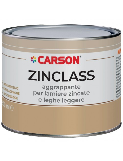 Carson Zinclass Fondo Aggrappante Per Lamiere Zincate E Leghe Leggere GRIGIO 500
