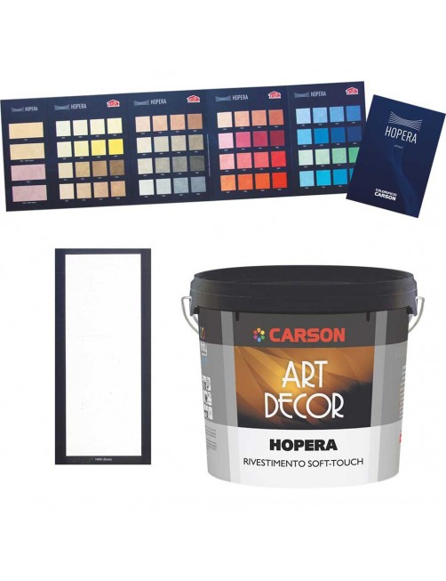 Pittura decorativa lavabile Rivestimento satinato fine al tatto soft touch Carson Hopera