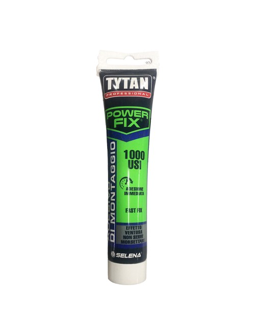 Adesivo di montaggio Colla montaggio assemblaggi Bianco Tytan Fast fix 1000 usi