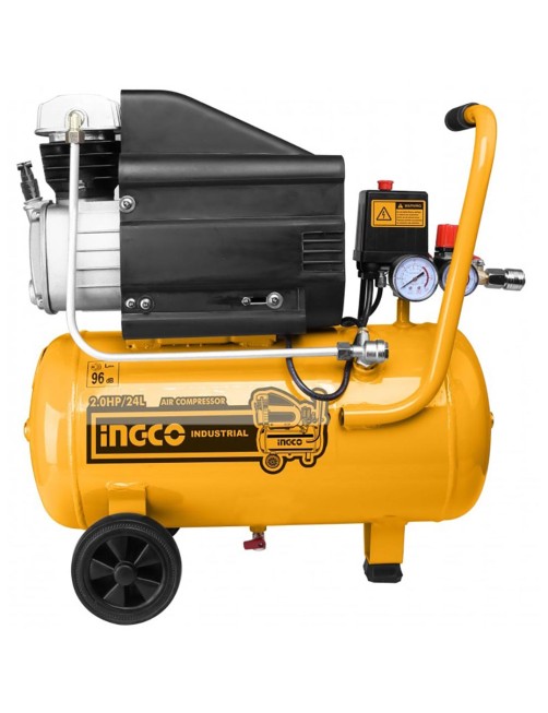 Compressore ad aria compressa 24 Lt 1 Kw per utensili pneumatici 8 bar Top Ingco