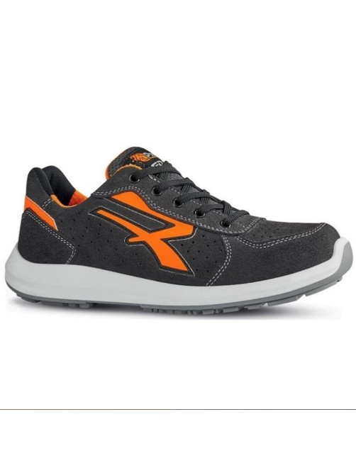 Scarpa antinfortunistica Bassa Camoscio Grigio S1P Scarpe lavoro U-power Sirio