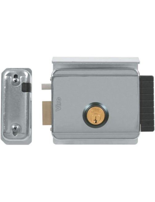 Serratura elettrica 12 V Entrata regolabile da 50 a 80 mm per Porte Cancelli Viro V97