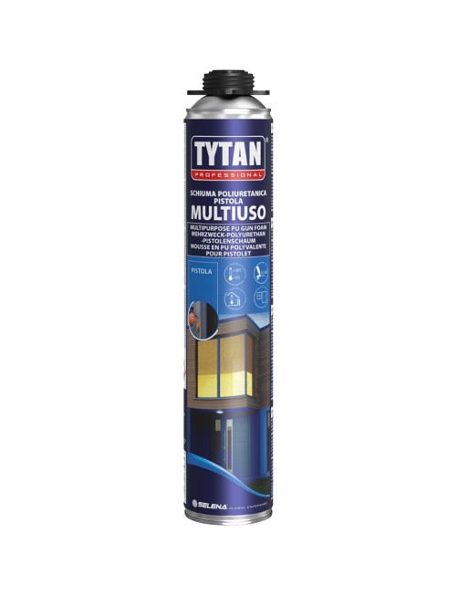 Tytan Schiuma poliuretanica multiuso espansa per Pistola Sigillante Isolante 750 ml