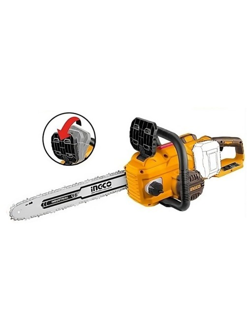 Elettrosega a Batteria 20 V Brushless Freno Rapido Barra 40 cm Solo corpo Ingco CGSLI40168