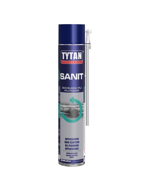 Tytan Schiuma poliuretanica Sanit Sanitari pozzetti Manuale idrorepellente 750 ml