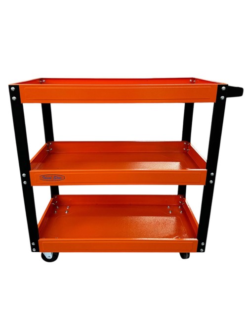 Ideal star Carrello porta utensili attrezzi portattrezzi 3 ripiani 76x35 con ruote