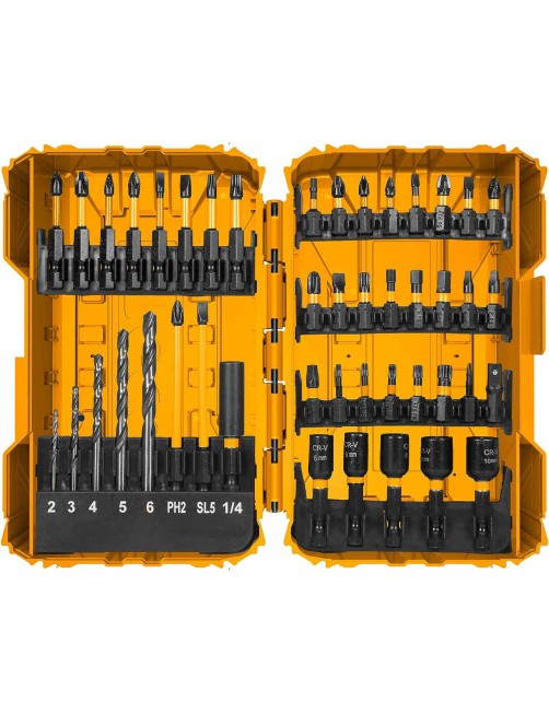 Set punte per avvitatore a percussione 45 pz Inserti Bit portabit Impact Ingco AKDL24502