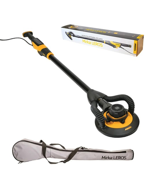 Mirka LEROS 950CV 225 mm Levigatrice a giraffa per muri soffitti con borsa