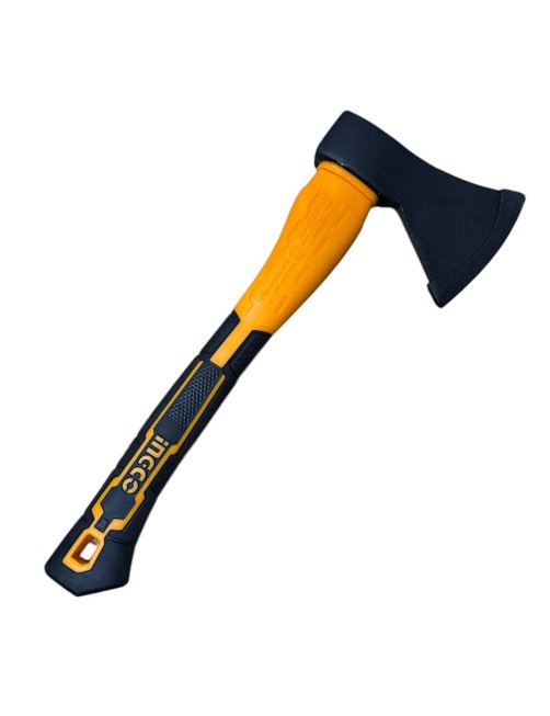 Ingco HAXS206001 Accetta Ascia da taglio Spaccalegna da 600 Gr Acciaio al Carbonio