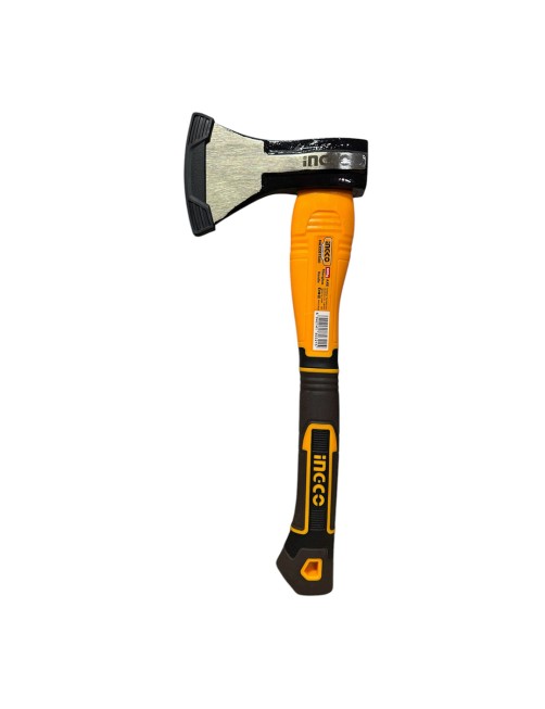 Ingco HAX081600 Accetta Ascia da taglio Spaccalegna da 600 Gr Acciaio al Carbonio Super Ingco