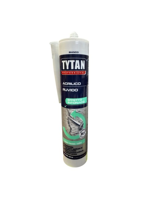 Tytan Sigillante acrilico Ruvido bianco verniciabile Effetto intonaco 300 ml
