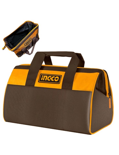 Ingco Borsa porta attrezzi da lavoro 13" 33cm Struttura Rigida 6 tasche Utensili Portattrezzi