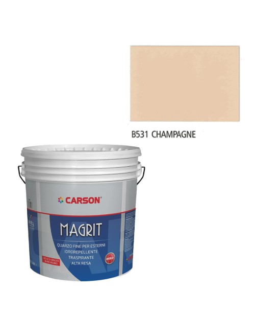 Pittura al quarzo fino per esterno Rivestimento Murale Facciate esterni Carson Magrit