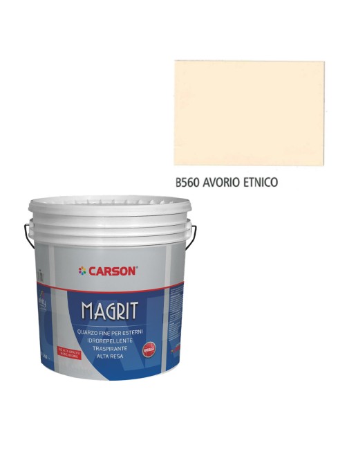 Pittura al quarzo fino per esterno Rivestimento Murale Facciate esterni Carson Magrit