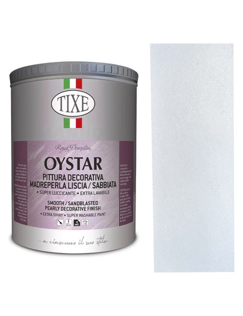 Tixe Oystar Pittura decorativa madreperla effetto Liscio Finitura madreperlata