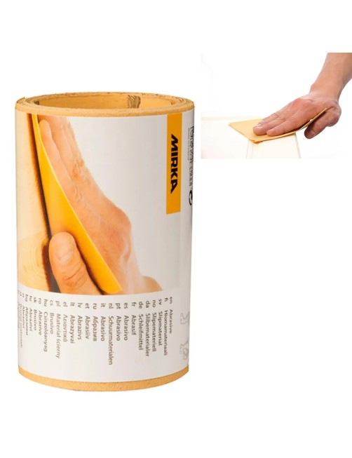 Mirka Gold proflex Carta abrasiva Lavorazione Manuale secco Rotolo 115 mm x 5 mt