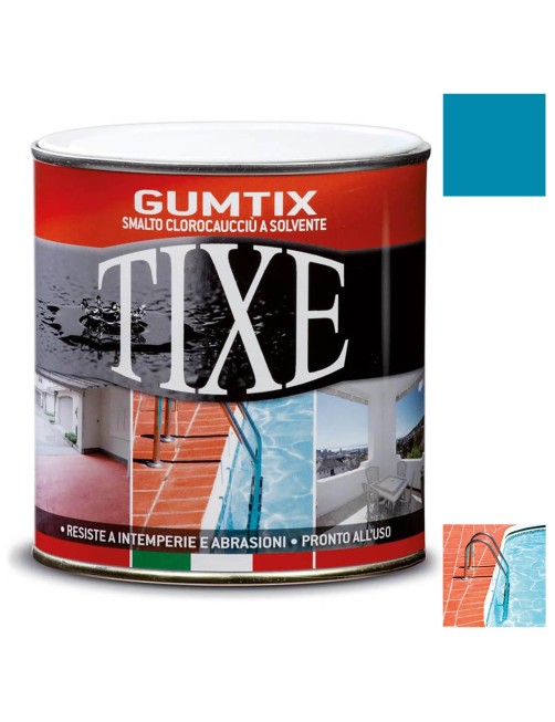 Smalto per piscine Vernice al clorocaucciù Impermeabilizzante piscina Tixe Gumtix