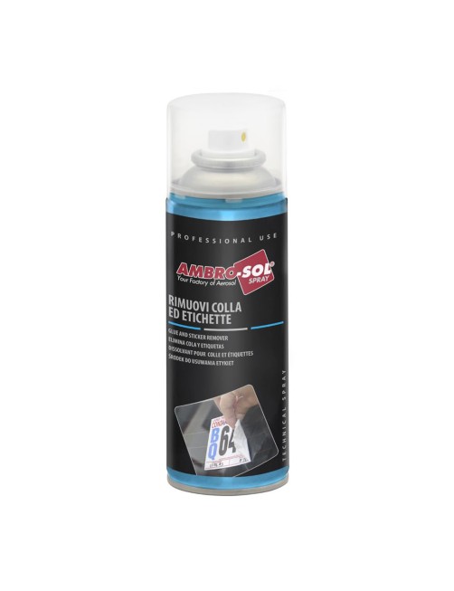 Ambrosol Spray Rimuovi Colla ed etichette adesive Stacca adesivi residui 200 ml
