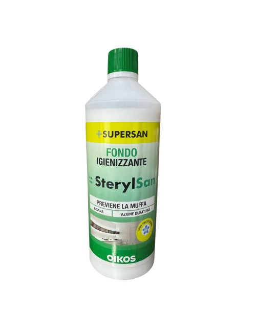 Oikos Sterylsan Fondo igienizzante sanitizzante prevenzione muffa alghe Pareti Interne esterne