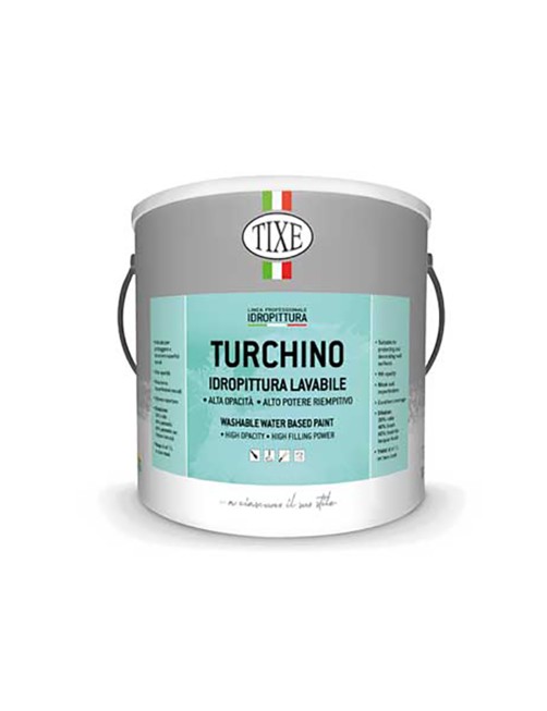 Tixe Turchino Idropittura lavabile Pittura per interni riempitiva alta opacità bianca