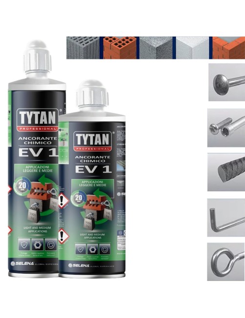 Tytan EV 1 Ancorante chimico Resina poliestere senza stirene Alte Prestazioni