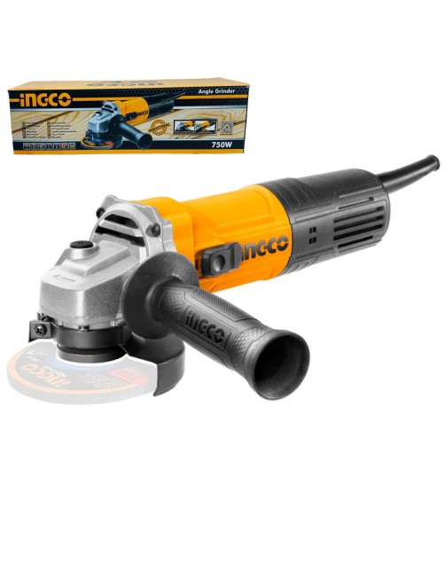Smerigliatrice angolare a filo Disco 115 mm 750 W M14 Professionale Ingco AG75028E