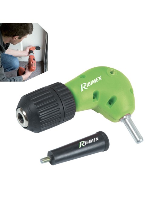 Mandrino autoserrante 10 mm angolare angolo retto 90° Adattatore trapano Ribimex