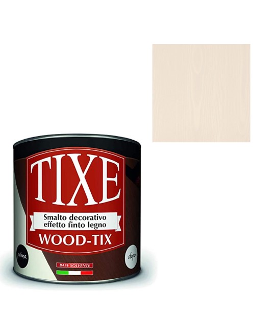 Smalto decorativo finto Effetto Legno Vernice Ferro Plastica 500 ml WoodTix Tixe