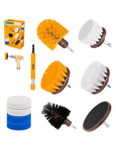 Ingco WCB1101 Kit spazzole...