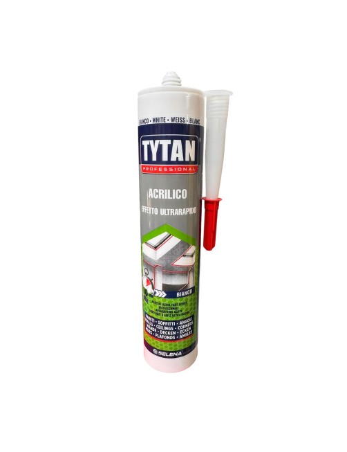 Tytan Sigillante acrilico ultra rapido verniciabile Muri legno bianco 300 ml
