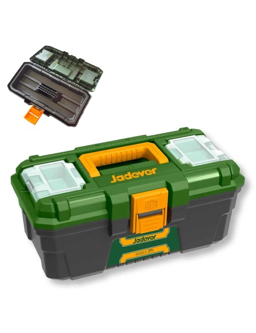 Cassetta porta utensili 13" Valigetta Porta Attrezzi Vuota con vassoio Jadever JDTB1313