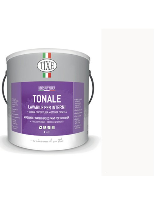 Pittura lavabile murale per interni Idropittura opaca Pareti Muri Tixe Tonale